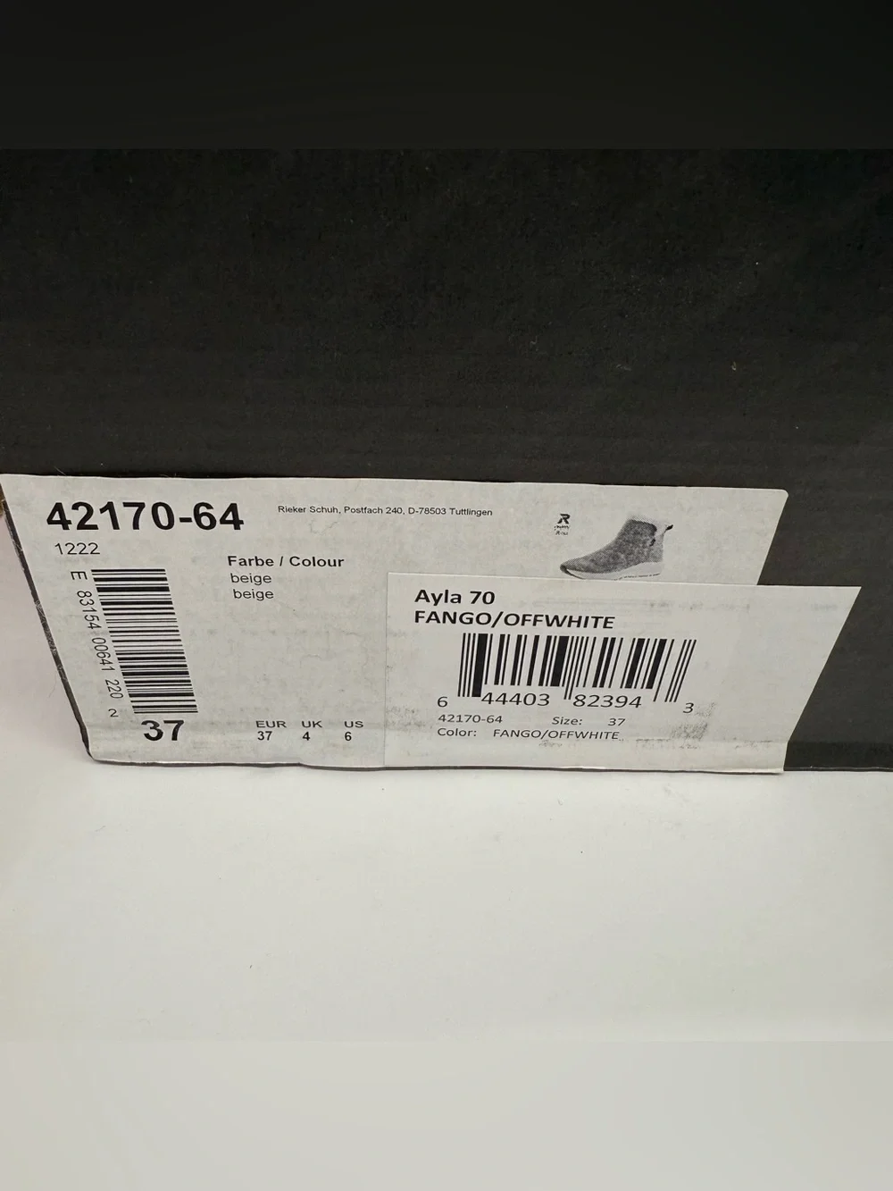 Rieker Revolution 42170-64 Ayla 70 Women’s Size 37 / 6.5 New In Box